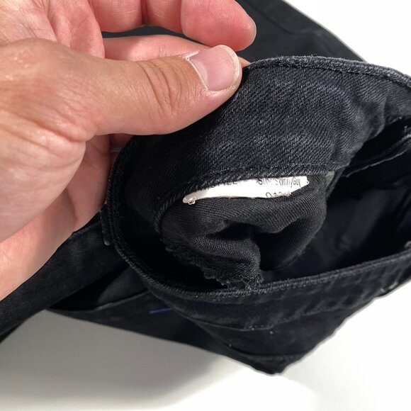 Naked & Famous SuperSkinnyGuy Black Denim Jeans men's size 31x27 - Picture 5 of 9